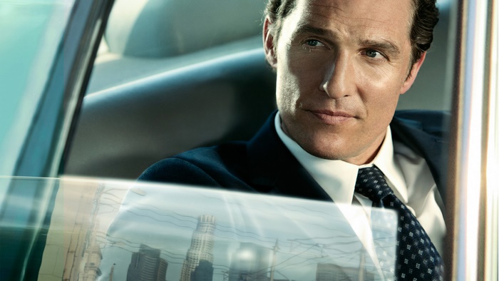 Matthew McConaughey in a car