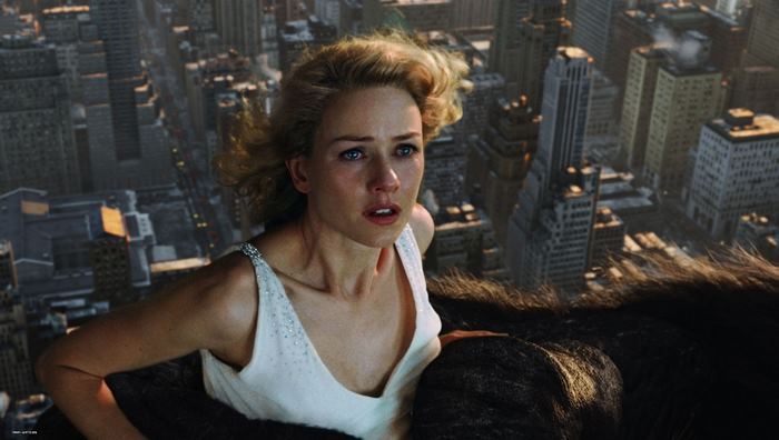 Ann Darrow from King Kong on a skyscraper