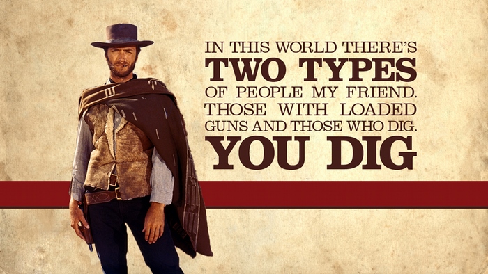 Clint Eastwood as The Man With No Name