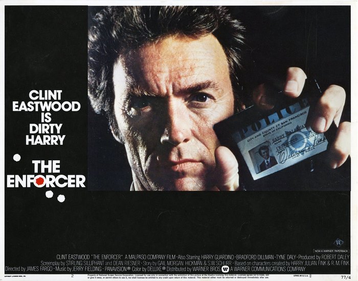 The Enforcer Clint Eastwood Dirty Harry Movie Poster