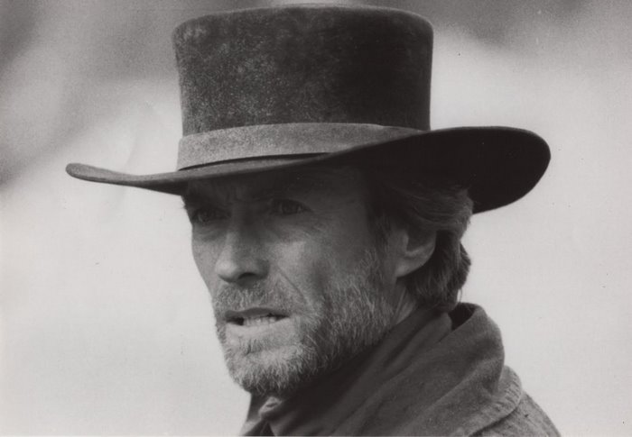 Clint Eastwood in a top hat