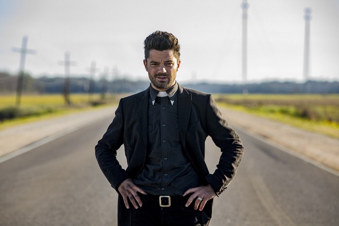 Dominic Cooper as Jesse Custer in Preacher