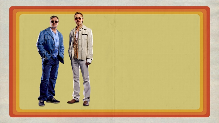 Russell Crowe and Ryan Gosling in The Nice Guys