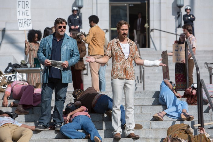 Russell Crowe and Ryan Gosling in The Nice Guys