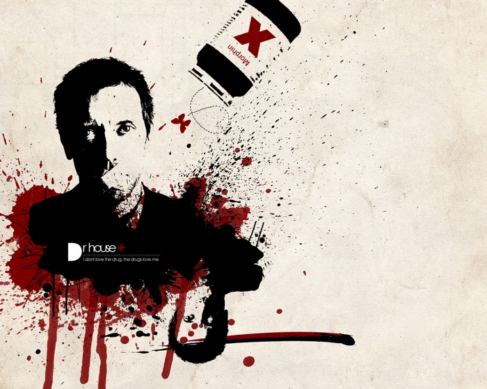 Dr. House from House M.D. with Morphine