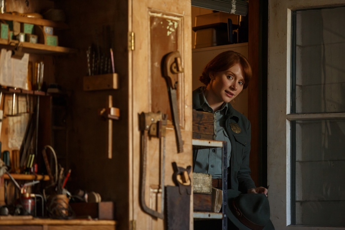 Bryce Dallas Howard in a workshop