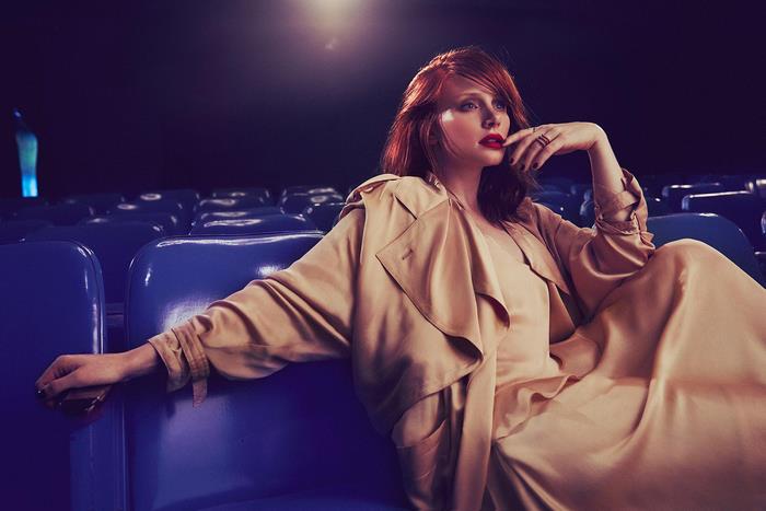 Bryce Dallas Howard in a movie theater