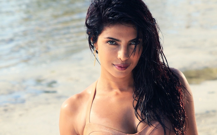 Priyanka Chopra Jonas on a Beach