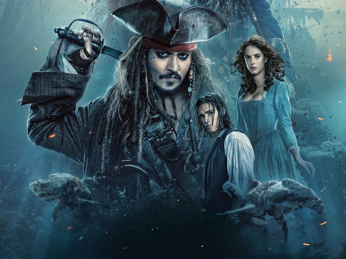 Captain Jack Sparrow and Carina Smyth from Pirates of the Caribbean