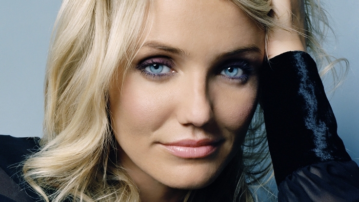 Cameron Diaz close-up portrait