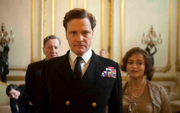 Colin Firth as King George VI in The King's Speech