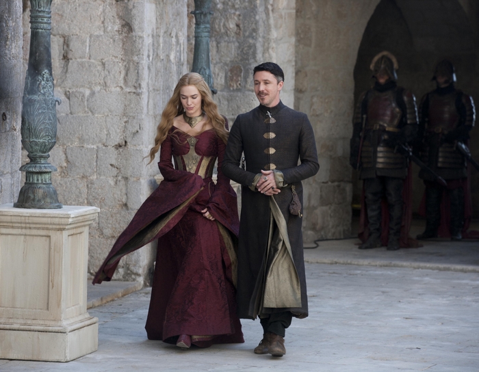 Cersei Lannister and Petyr Baelish from Game of Thrones