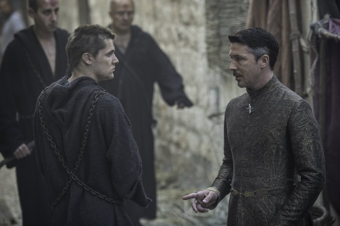 Petyr Baelish and Robin Arryn from Game of Thrones