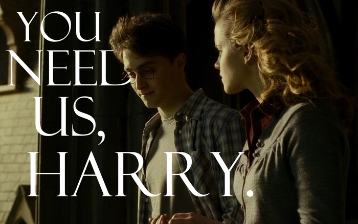 Harry Potter and Hermione Granger