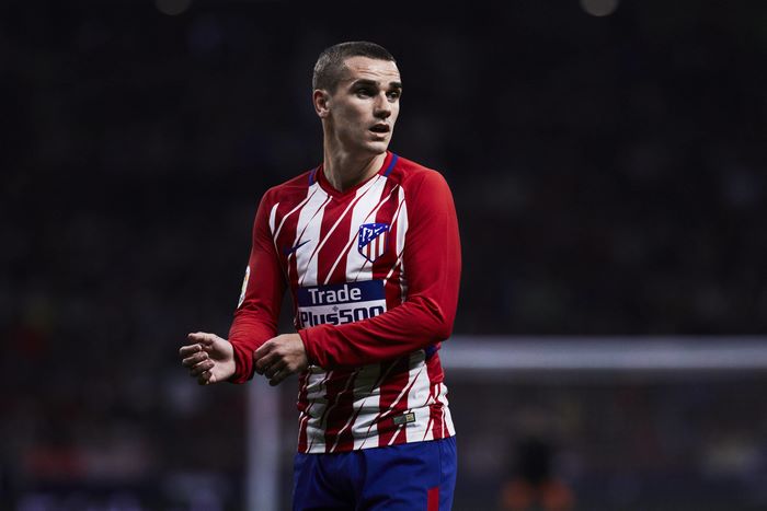 Antoine Griezmann in Atletico Madrid jersey