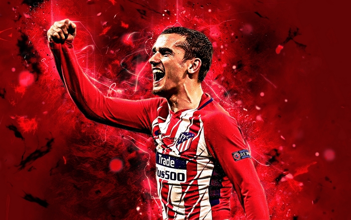Antoine Griezmann celebrating a goal