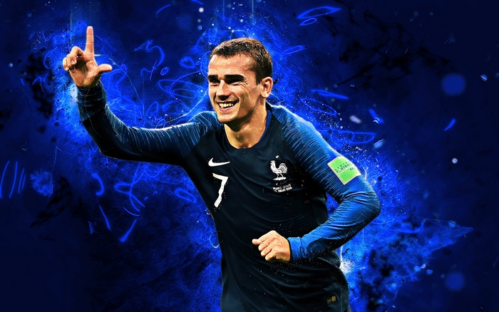 Antoine Griezmann celebrating a goal