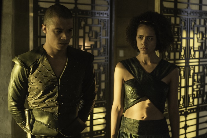 Grey Worm and Missandei from Game of Thrones
