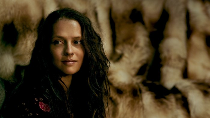 Teresa Palmer in a fur-lined setting
