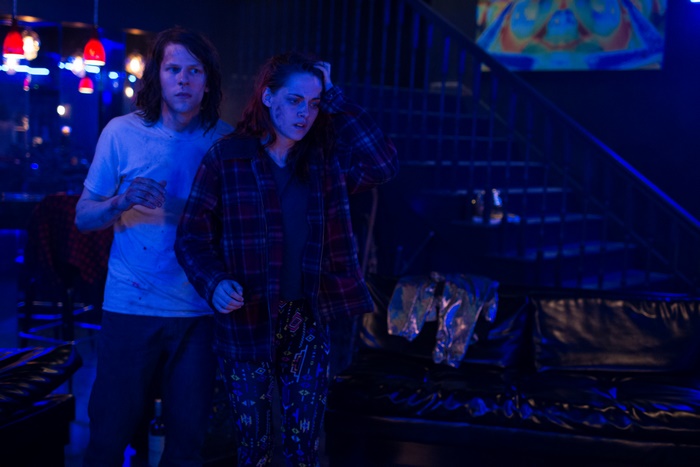 Jesse Eisenberg and Kristen Stewart in American Ultra