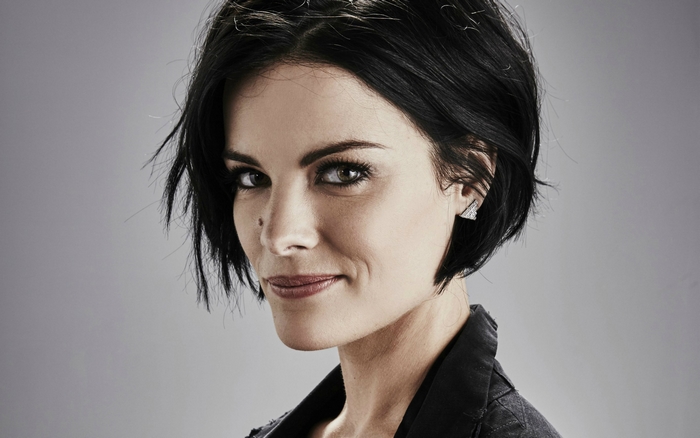 Jaimie Alexander Portrait with Short Dark Hair