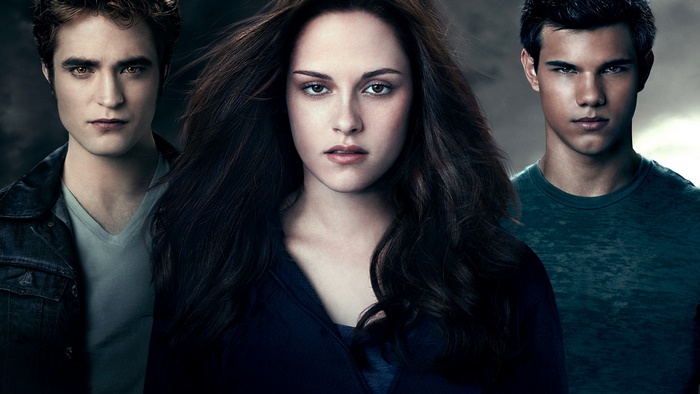 Robert Pattinson, Kristen Stewart, and Taylor Lautner