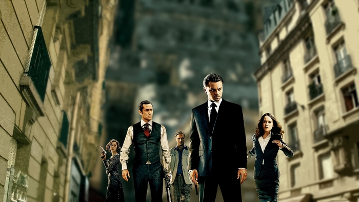 Inception: Cobb, Arthur, Eames, Ariadne, and Saito