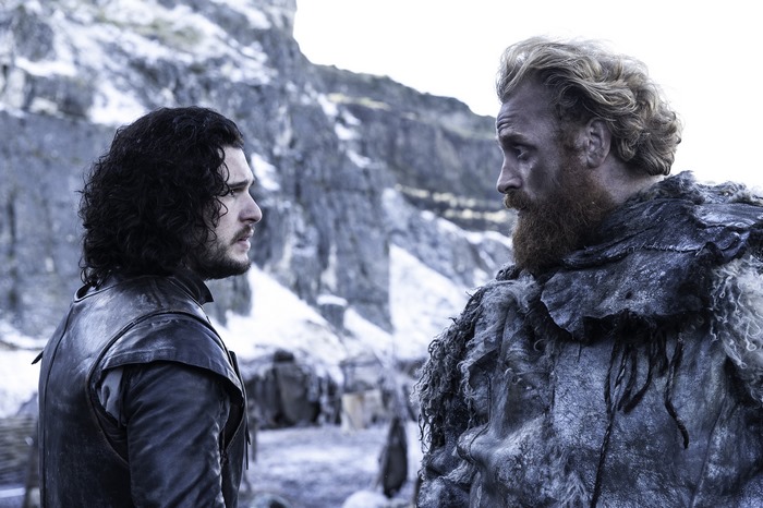 Jon Snow and Tormund Giantsbane from Game of Thrones