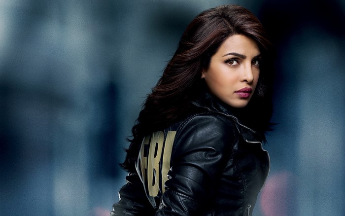 Priyanka Chopra in FBI Leather Jacket