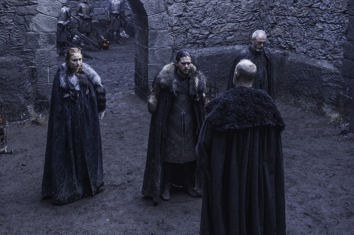 Sansa Stark and Jon Snow from Game of Thrones