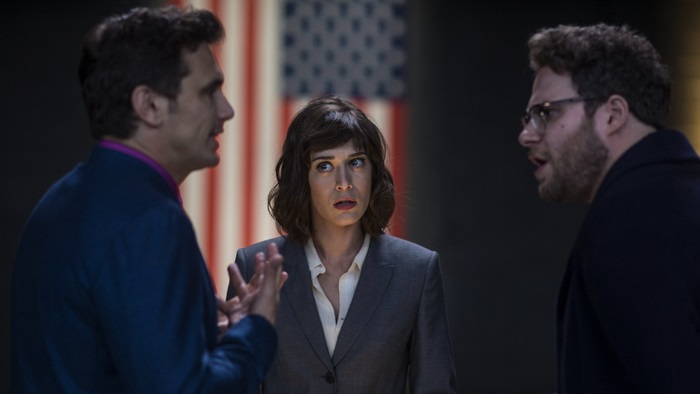 James Franco, Seth Rogen, Lizzy Caplan