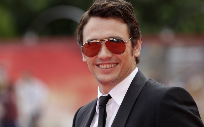 James Franco wearing sunglasses