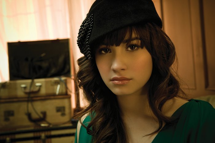Demi Lovato wearing a black hat