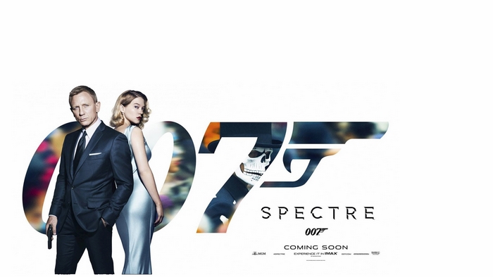 Daniel Craig and Léa Seydoux in Spectre 007
