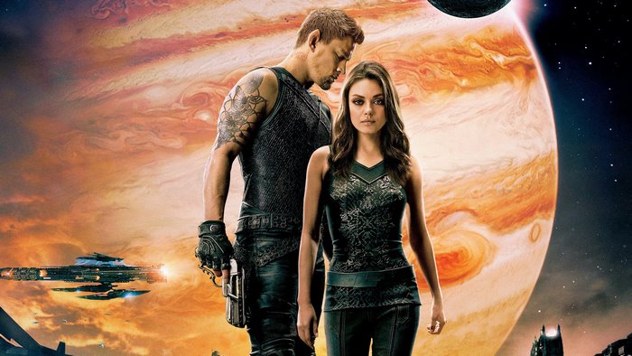 Jupiter Ascending Poster with Channing Tatum and Mila Kunis