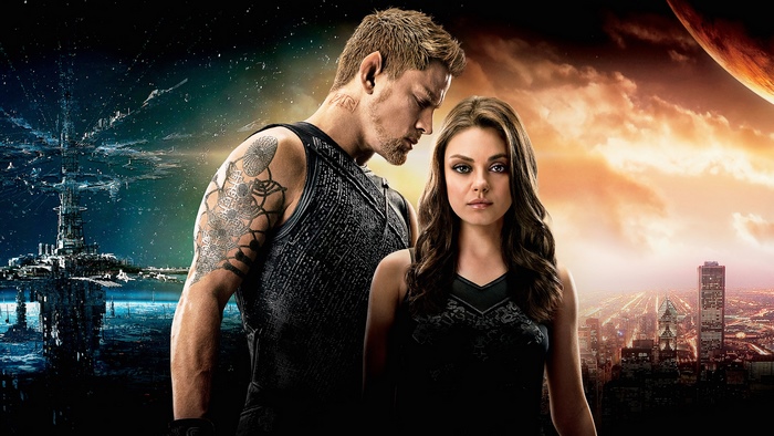 Jupiter Ascending Poster with Channing Tatum and Mila Kunis