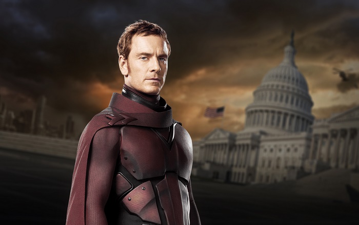 Magneto from X-Men in front of the Capitol Building