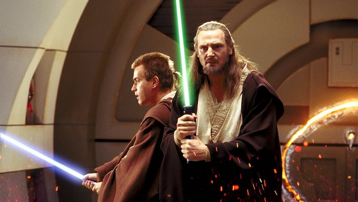 Qui-Gon Jinn and Obi-Wan Kenobi from Star Wars