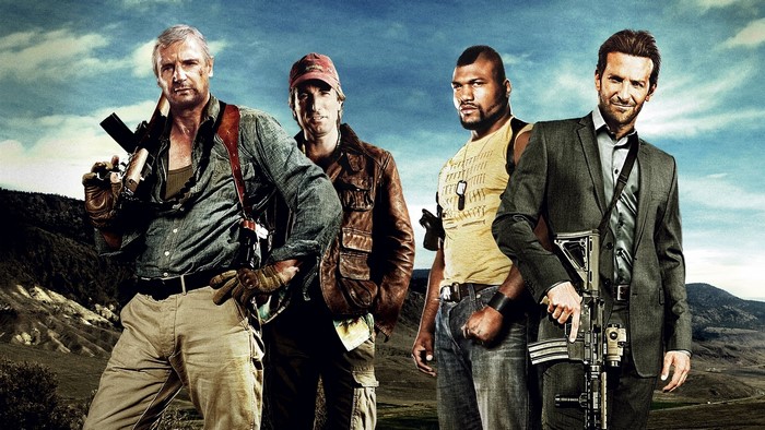 The A-Team: Liam Neeson, Bradley Cooper, Quinton Jackson, Sharlto Copley
