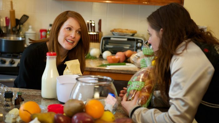 Julianne Moore in a Kitchen