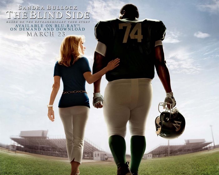 The Blind Side Poster with Sandra Bullock