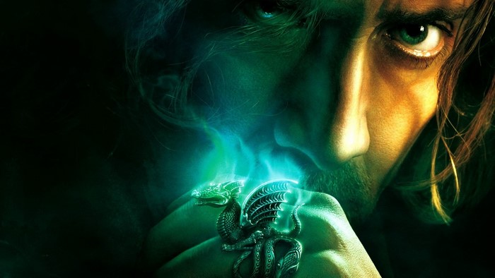 Nicolas Cage with Dragon Ring