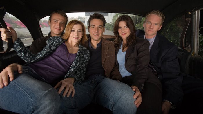 Alyson Hannigan and friends in a car