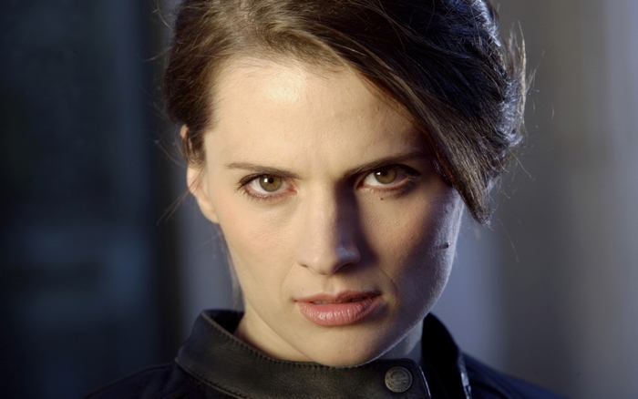 Stana Katic close-up portrait