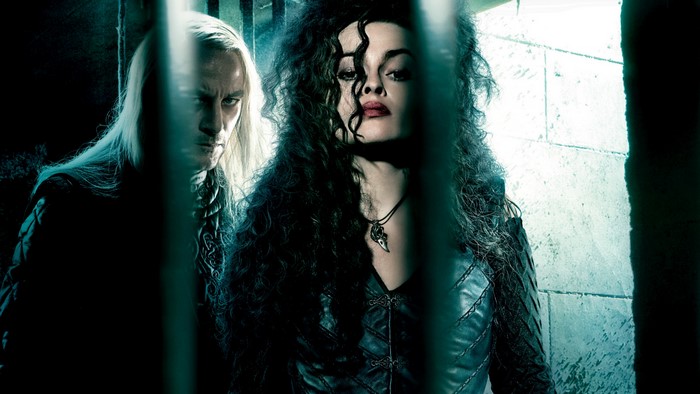 Bellatrix Lestrange and Lucius Malfoy from Harry Potter