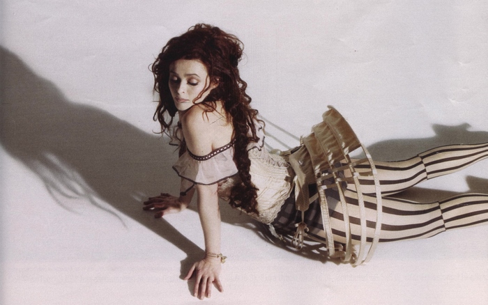 Helena Bonham Carter in costume