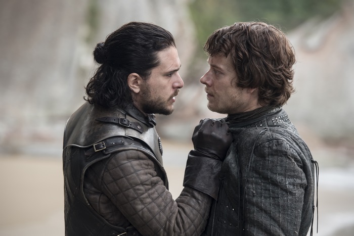 Jon Snow and Theon Greyjoy from Game of Thrones