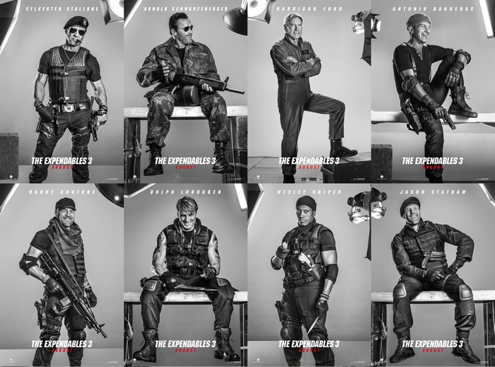 The Expendables 3 Cast Montage