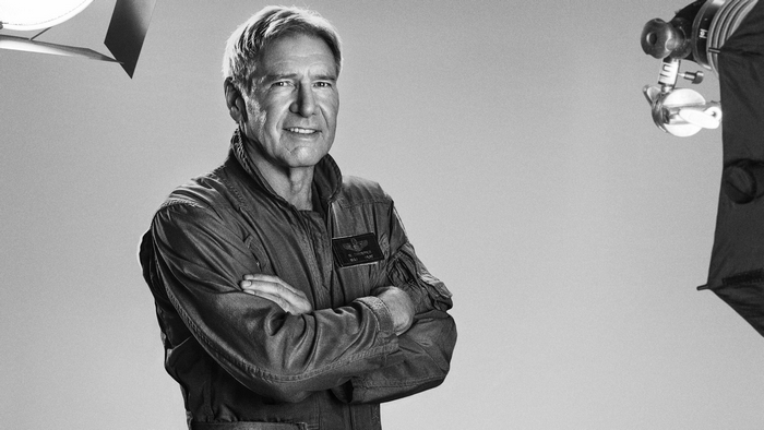 Harrison Ford in flight suit