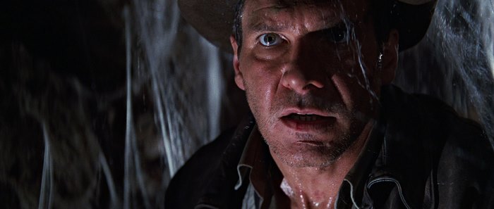 Indiana Jones in a dark cave